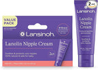 Lansinoh Lanolin Nipple Cream Safe for Breastfeeding Baby, 100% Natural Nipple Butter for Mom, Breastfeeding Essentials, 1.41 Ounces (2 Pack)