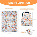 80S Muslin Car Seat Cover for Babies - Soft & Breathable Infant Carrier Canopy, Lightweight Sunshade for Summer, Universal Fit for Baby Boys & Girls