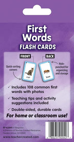 Teacher Created Resources First Words Flash Cards (EP62069), Medium