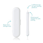 Frida Baby 3-in-1 Nose, Nail + Ear Picker [2 Count] by Frida Baby The Makers of NoseFrida The SnotSucker, Safely Clean Baby's Boogers, Ear Wax & More