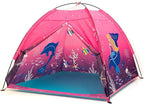 Kids Play Mermaid Tent for Kids, Play Tentes Foldable Pop Up Indoor Outdoor Party Playhouse Tents Toy for Boys Girls-47 * 47 * 41 (Pink)