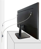 18 inches Stainless Steel Furniture Straps for Baby Proofing, No-Drill Furniture Anchors Earthquake Straps, Prevent Falling and Anti Tip TV Safety Straps, 6 Pcs