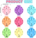 9 Pcs Math Fidget Spinners, Math Fidget Toy for Kids, Learn Multiplication and Division with The Math Spinners, Math Game for Home Classroom Prizes