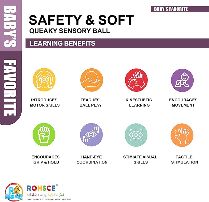 Sensory Balls for Toddlers 1-3, Montessori Toys for Babies 6-12 Months, Easter Baby Toys, Sensory Balls for Easter Basket, BPA Free Teething Gift, Toddler Bath Toys with Multi Textured