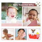 Yoofoss Muslin Baby Washcloths 100% Organic Cotton Face Towels 6 Pack Wash Cloths for Baby 12x12in Soft and Absorbent Baby Wipes (Gradient Pink)