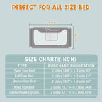G TALECO GEAR Bed Rail for Toddlers, Stable Protective Bed Side Rails, Baby Bedrail Guard for Twin Full Queen & King Size Bed (54 Inch, 1 Piece)