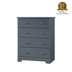 Storkcraft Brookside 4 Drawer Dresser (Gray) – GREENGUARD Gold Certified, Dresser For Nursery