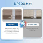 Baby Play Mat for Floor Tummy Time Mat Nursery Rug Muscle Mat Area Rug Playroom Rug Tatami Mat 6'7"x5'11" Memory Foam 1.3" Thick Crawling Mat For Babies,Toddlers, Infants, Kids,Floor Mat(Brown)