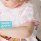 Bumkins Bibs - Toddler Bibs, Waterproof, Large for 1-3 Years, Short Sleeve
