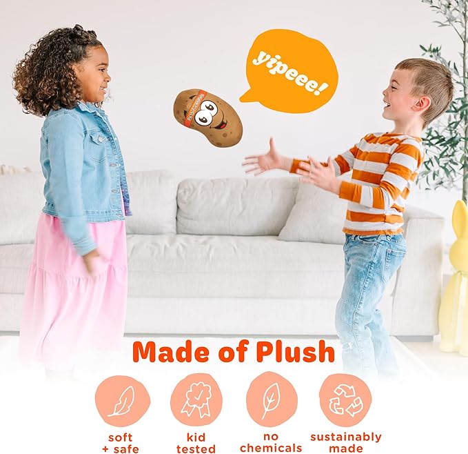 Move2Play, Pass The Potato, Hilariously Wild and Fun Active Play Game | Gift for Kids & Toddlers | Boys & Girls Ages 3, 4-8+ | Indoor/Outdoor Toy| Summer & Camping Fun