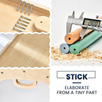 BlueWood 2025 8-in-1 Pikler Triangle Climbing Set Toddler Toys Indoor Baby Jungle Gym Climber Playground for Kids - Natural Wood