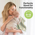 Organic Burp Cloths Baby Boy, Girl - 6-Pack Large Cotton Burping Cloths for Babies, Spit Up Rags, Super Absorbent, Ultra Soft Newborn Rag, Gender Neutral, Machine Washable, Durable(Countryside)