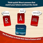 Skillmatics Rapid Rumble - A Trip Around The 50 States, Fast-Paced Board Game for Kids, Teens & Adults, Fun for Family Game Night & Educational Toy, Quick-Thinking, Gifts for Kids Ages 8, 9, 10 & Up