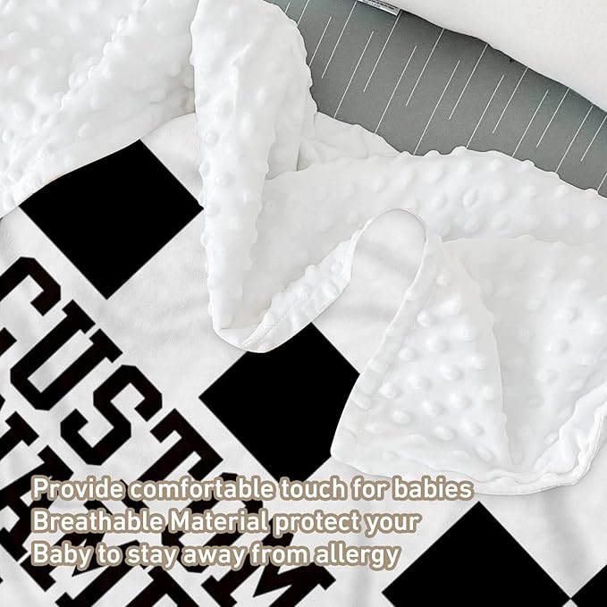 Personalized Baby Crib Bedding Set, Custom Name Pickup Truck Pattern Nursery Bedding Set 3 Pcs, Baby Blanket Fitted Crib Sheet Changing Pad Cover, Personalized Nursery Decor Gift for Newborns Boys