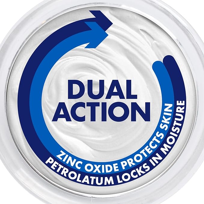 Rapid Relief Diaper Rash Cream with Zinc Oxide, Hospital Grade Barrier Cream for Adults, and Babies with Fragile or Sensitive Skin (4oz Tube, Pack of 5)