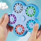 YUDANSI Magic Bean Puzzle Toy, Rotating Magic Bean Fidget Toys 2-in-1, Magic Ball Brain Teaser STEM Game, Gift for Kids Boys Girls Age 3+, 5-7, 8-12, Teen, Adult for Holiday Birthday Graduation Gifts