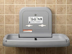 Koala Kare Horizontal Wall Mounted Baby Changing Station, Gray (KB200-01SS)