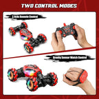 Spider Remote Control Car Gesture Sensing Hand Controlled Stunt Car, 4WD Drift Twist Off-Road Vehicle with Light Music, Birthday Xmas Gifts Suitable for Boys and Girls