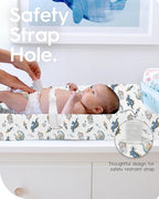Extra Stretchy Changing Pad Cover, TotBasic Ultra Soft Premium Jersey Knit Changing Pad Sheets, Unisex for Boys Girls, Fits All Standard Changing Tables/Dresser Tops - 2 Pack (Dino + Whale)