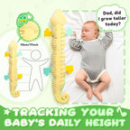 Baby Toys 0-6-12 Months, Musical Stuffed Animal Activity Soft Toys with Multi-Sensory Crinkle,Rattles and Textures,Infant Tummy Time Toys for Newborn Boys Girls,Dinosaur,Green