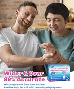 60 Ovulation and 20 Pregnancy Tests Strips with 80 Urine Cups, Fertility for Women TTC, Easy to Use at Home, Over 99% Accuracy, Individually Wrapped