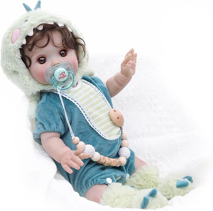 Reborn Toddler Baby Doll Boy with Freckles – 18 Inch Realistic Full Vinyl Body Real Life Baby Dolls with Accessories for 3+ Year Old Girls Gifts, Pretend Play, Premium Collectible Gift