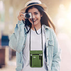 Travel Pouch Neck Wallet Family Passport Holder Organizer Case with RFID Blocking