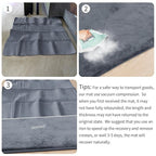 Baby Play Mat for Floor,1.3" Thick Elasti-Foam 50"×74" Playpen Mat for Tummy Time,Water Repellent Soft Coral Velvet for Toddler,Infant,Kids,Non-Slip Backing Safe for Crawling(Dark Grey)