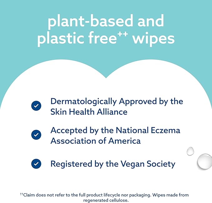 WaterWipes Sensitive+ On The Go Wipes, 3-In-1 Cleans, Cares, Protects, 99.9% Water, Unscented & Hypoallergenic Wet Wipes, 224 Count (8 Packs)