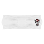 Creative Knitwear North Carolina State Wolfpack Infant Girls White Solid Hair Knot Headband Embroidered Logo - Size Newborn - 4T