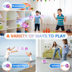TOMZON Flying Orb Ball, Cool Toys for Boys Girls, Hover Ball Boomerang Fidget Spinner, Drone for Kids with Colorful Light Flying Spinner, A32 Purple