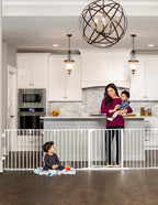 Regalo 130-Inch Super Wide Adjustable Baby Gate and Play Yard, 2-in-1, Bonus Kit, Includes 4 Pack of Wall Mounts(Pack of 1)