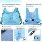 Toddler Harness with Leash - Child Leash and Anti Lost Wrist Link with Lock, Baby Walking Harness Assistant for Boys, Cute Traction Safety Leash for Kids, Holiday Travel Christmas Gift, Blue