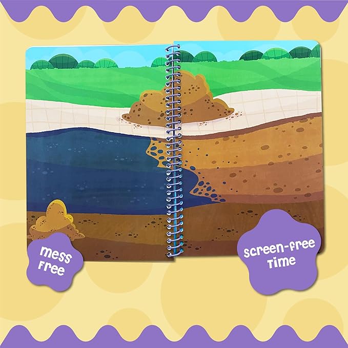 Stick4Ever Jelly Sticker Book - for Kids - Waterproof, Easy to Clean Jelly Stickers for Kids - Reusable Sticker Book for Toddlers with 50 Pcs of Reusable Stickers (Vehicles)