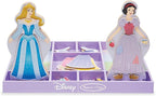 Melissa & Doug Disney Sleeping Beauty and Snow White Magnetic Dress-Up Wooden Doll Pretend Play Set (40+ pcs), Pretend Play & Preschool Toys for Kids Ages 3+