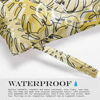 Wet Bag, Wet Dry Bag, Wet Bag for Swimsuit, Travel, Beach, Pool, Diapers, Dirty Yoga Gym Clothes, Makeup Bag, Waterproof Tropical Palm Leaves Decor Jungle Palm Leaf Favors