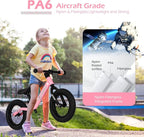 12" Balance Bike for 2, 3, 4, 5 Year Old Boys and Girls, Lightweight Nylon Frame Toddler Training Bike No Pedal Bikes for Kids with Adjustable Seat and Air Tires