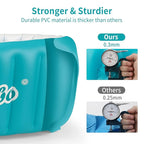 Inflatable Bathing Tub for Toddler,Non Slip Safety Thick Cushion Central Seat,Portable Travel Seat Baths Baby Swimming Pool for 0-5 Year(Blue)