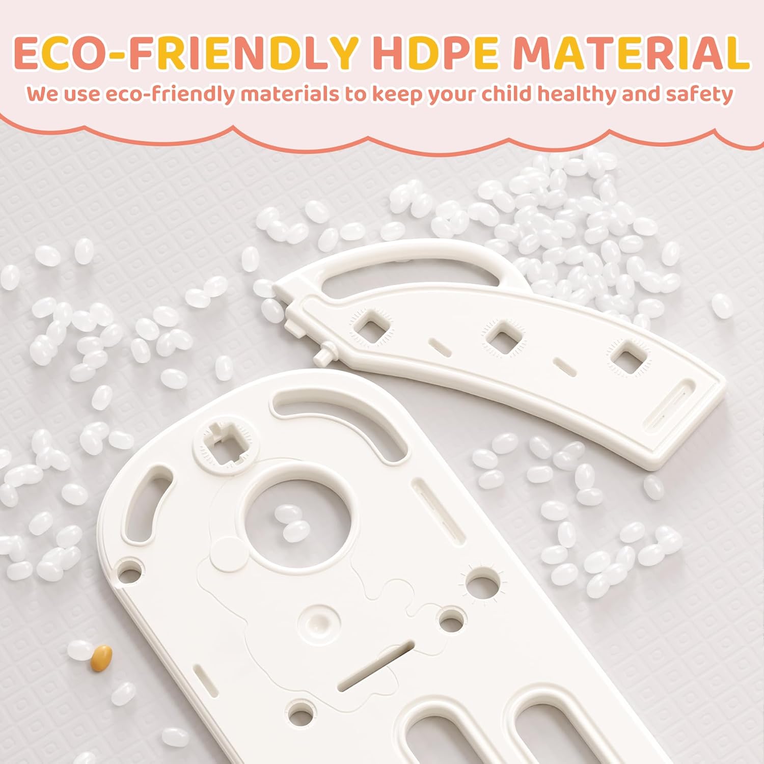 Toddler Slide Baby Slide for Toddlers Kids with Basketball Hoop Telescope Indoor Outdoor Slide Playset Playground