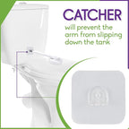 Mars Baby Child Safety Toilet Seat Lock - Easy to Install and Use Toilet Lock, Baby Proof Your Bathroom - Easy Install No Tools Needed - Fits Most Toilets - 2 Pack