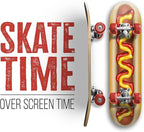 24 inch Rude Boyz Mini Cruiser Skateboard - Aluminium Trucks - Kids Skateboard Ages 5-8 Beginner - Skateboards for Kids