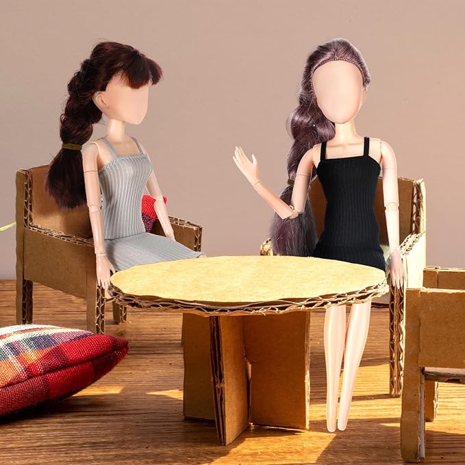 Bencailor 6 Pcs Doll Clothes for 11.8 Inch Doll, Doll Accessories Summer Tops Swimwear Robe Doll T Shirt Dress Winter Coat Jacke Doll Outfit Girl Birthday Gift(Vibrant Color)