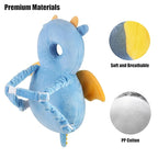 PandaEar Baby Head Protection Backpack, Toddler Walking Head Protector, Adjustable Head Protector Pad Safety Cushion (Blue)