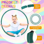 Shappy 6 Pcs Exercise Hoop Detachable Adjustable Plastic Toy Playground Toys Colored Hoop Circles for Teens Games Gymnastics Dog Agility Equipment Party Decor