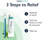 Pro: Nasal Cleansing Kit – Gentle Wand & Nasal Antiseptic Gel, Nose Cleaner and Nasal Moisturizer for Dry Nose & Sinus Relief (Mint 1 Count, up to 120 uses)