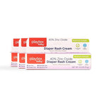 Playtex Baby Diaper Rash Cream, 2.5 oz. Tube, 3-Pack, Dermatologist Tested 40% Zinc Oxide Diaper Cream, Fragrance Free, Hypoallergenic, Free of Dye, Parabens and Phthalates