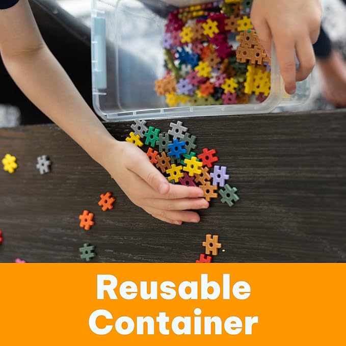 KADU 680pc Rainbow Classic Set - STEM/STEAM Building + Construction Toy, for Open + Imaginative Play - Ages 5+