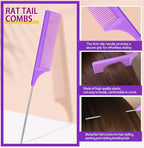 YGDZ 280 PCS Cotton 24 Colors Hair Ties Set with Organizer Box - Seamless Soft Mini Elastics Ponytail Holders and Hair Accessories for Toddlers, Girls, Kids