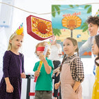 WERNNSAI Basketball Piñata - Basketball Party Supplies Piñata Bundle with Blindfold and Stick Sports Themed Party Supplies for Kids Carnival Events Basketball Party Decorations (15.8" x 11.8" x 3")