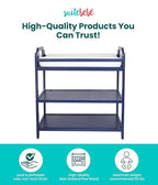 Suite Bebe Celeste Changing Table Safety Rail Included, Navy Blue